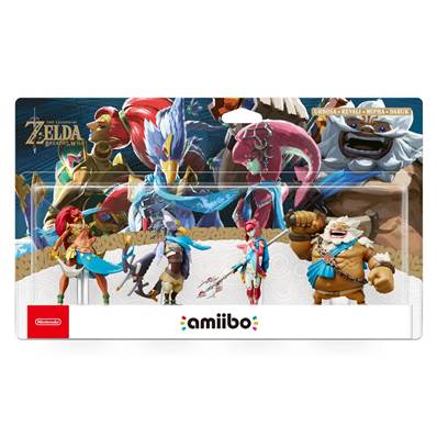 AMIIBO LEGEND OF ZELDA BREATH OF THE WILD DARUK+MIPHA+REVALI+URBOSA/4