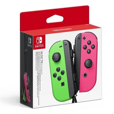 MANETTE JOYCON x2 VERT NEON GCH / ROSE NEON DRT - SWITCH