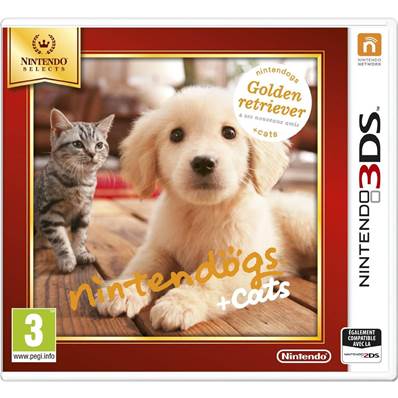 NINTENDOGS + CATS GOLDEN RETRIEVER & SES NOUVEAUX AMIS - 3DS select
