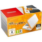 CONSOLE NEW 2DS XL BLANC ORANGE / 12 - 2DS XL