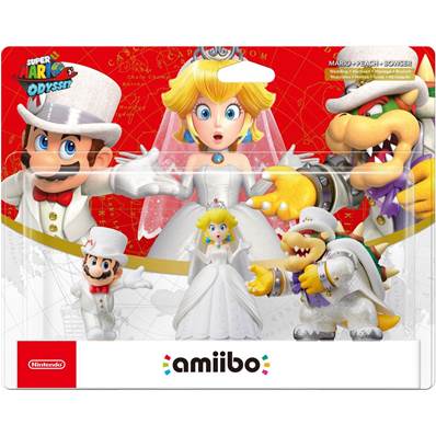 AMIIBO SUPER MARIO BOSWER MARIO PEACH (TENUE DE MARIAGE) /6