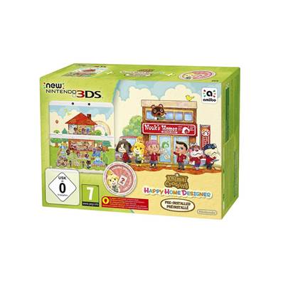 CONSOLE NEW 3DS + ANIMAL CROSSING HAPPY HOME DESIGNER - 3DS